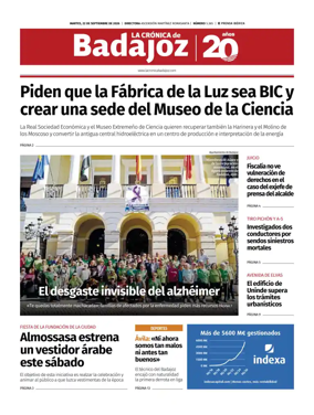 Cover of La Cronica de Badajoz BE