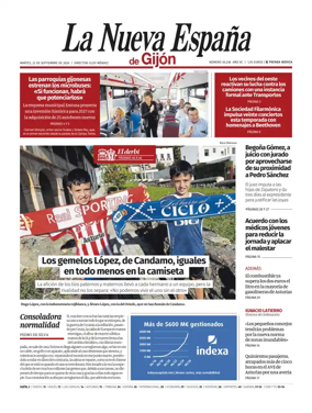 Cover of La Nueva Espana (Gijon)