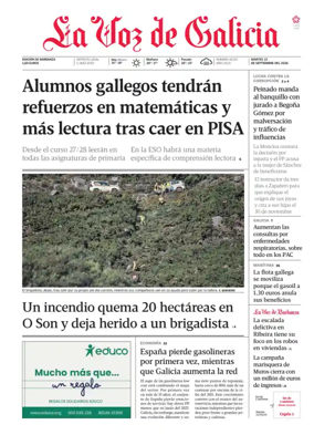 Cover of La Voz de Galicia (Barbanza)