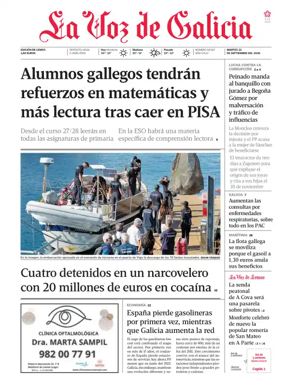 Cover of La Voz de Galicia (Monforte)