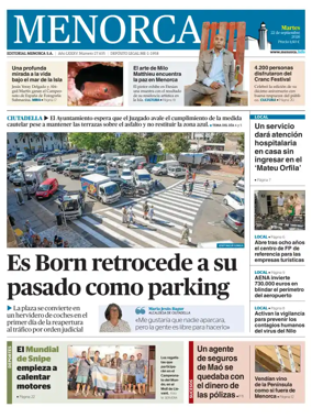 Cover of Menorca Diario Insular