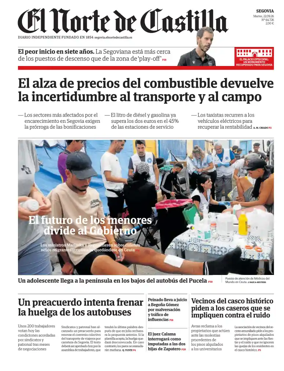 Cover of Norte de Castilla (Segovia)