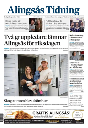 Cover of Alingsas Tidning