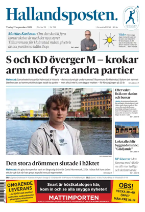 Cover of Hallandsposten