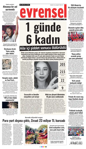Cover of Evrensel Gazetesi