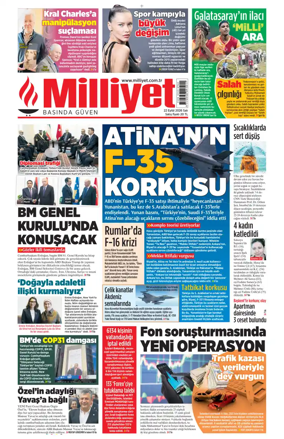 Cover of Milliyet