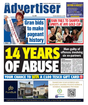Cover of Ayr Advertiser
