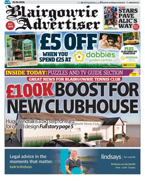 Cover of Blairgowrie Advertiser