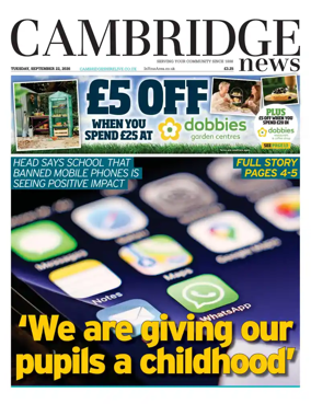 Cover of Cambridge News