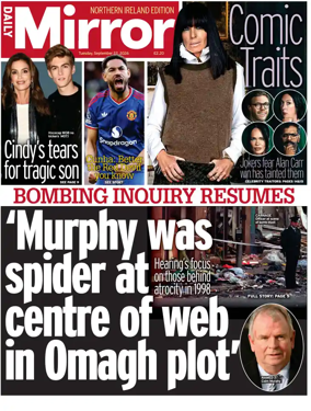 Cover of Daily Mirror (Northern Ireland)