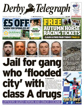 Cover of Derby Telegraph