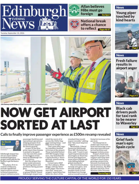 Cover of Edinburgh Evening News