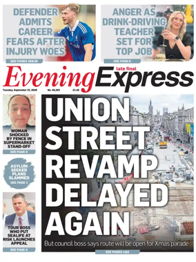 Cover of Evening Express