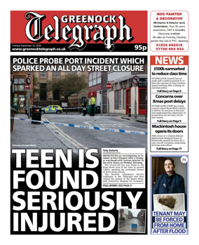 Cover of Greenock Telegraph