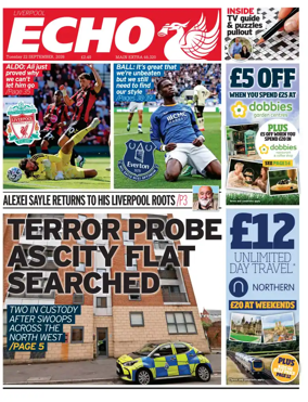 Cover of Liverpool Echo
