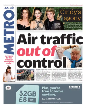 Cover of Metro (UK)