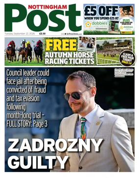 Cover of Nottingham Post