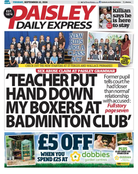 Cover of Paisley Daily Express