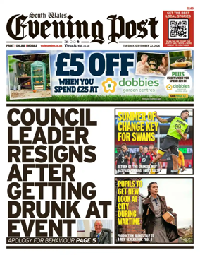 Cover of South Wales Evening Post