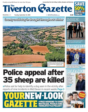 Cover of The Tiverton Gazette