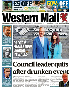 Cover of Western Mail