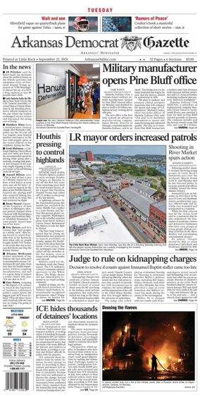 Cover of Arkansas Democrat-Gazette