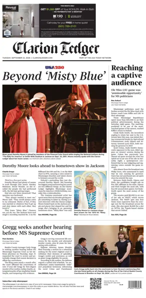 Cover of Clarion Ledger