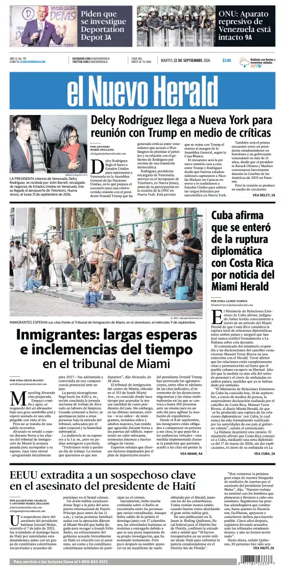 Cover of El Nuevo Herald