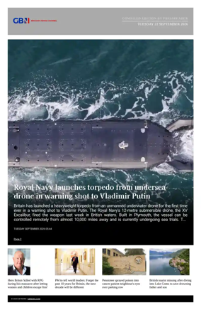Cover of GB News UK