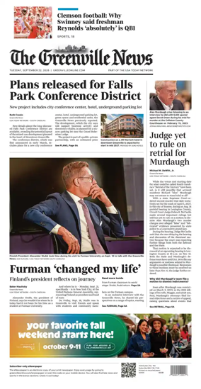 Cover of The Greenville News