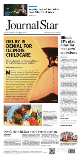 Cover of Journal Star (Peoria)