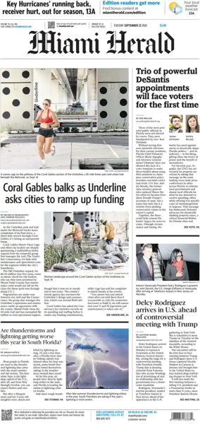 Cover of Miami Herald