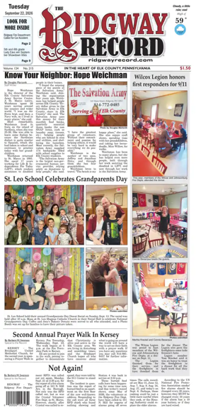 Cover of Ridgway Record