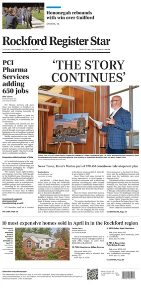 Cover of Rockford Register Star