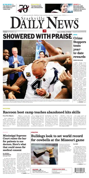 Cover of Starkville Daily News