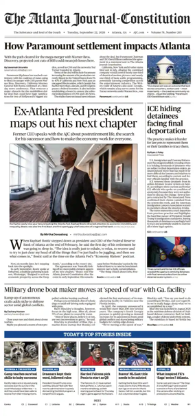 Cover of The Atlanta Journal-Constitution
