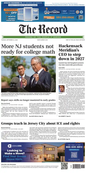 Cover of The Bergen Record