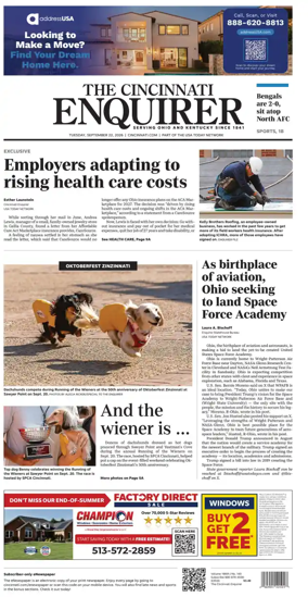 Cover of The Cincinnati Enquirer
