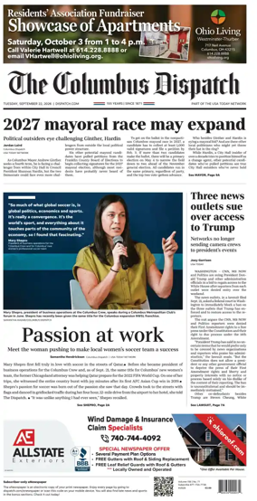 Cover of The Columbus Dispatch