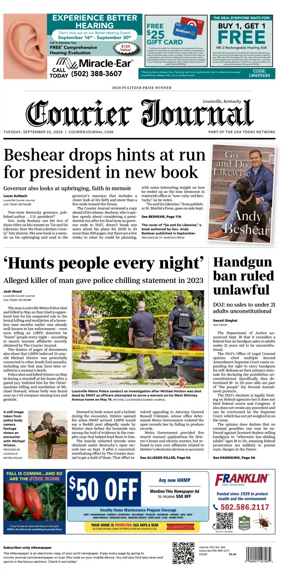 Cover of The Courier-Journal (Louisville)