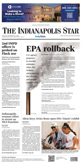 Cover of The Indianapolis Star