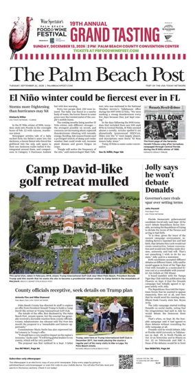 Cover of The Palm Beach Post