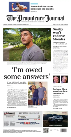 Cover of The Providence Journal