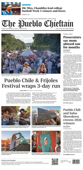 Cover of The Pueblo Chieftain