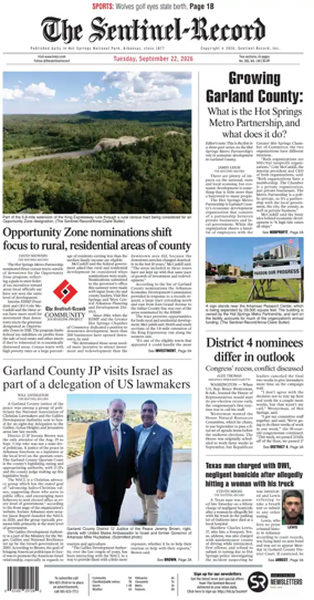Cover of The Sentinel-Record