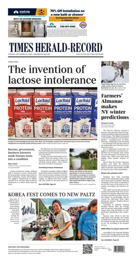 Cover of Times Herald-Record