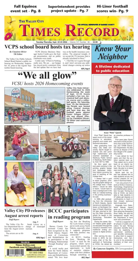 Cover of Valley City Times-Record