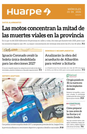 Cover of Diario Huarpe