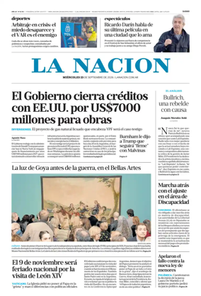 Cover of La Nacion