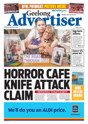 Cover of Geelong Advertiser